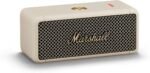 Marshall Emberton Portable Bluetooth Speakers - Water Resistant Wireless Speakers Portable Speaker 20 Hour of Playtime - Cream