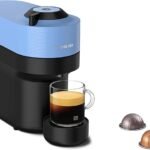 Nespresso Vertuo Pop Coffee Machine by Nespresso - Pacific Blue Design, Smart Brewing Technology, UAE Version