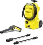 Karcher K 3 Classic Pressure Washer, Pressure: max. 120 bar, Flow Rate: 380 l/h, Area Coverage: 25 m²/h, Water Filter, Weight: 4.2 kg, high-Pressure Hose and Gun, Dirt Blaster, Spray Lance - Image 2