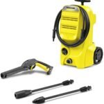 Karcher K 3 Classic Pressure Washer, Pressure: max. 120 bar, Flow Rate: 380 l/h, Area Coverage: 25 m²/h, Water Filter, Weight: 4.2 kg, high-Pressure Hose and Gun, Dirt Blaster, Spray Lance