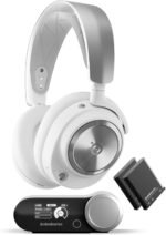 SteelSeries Arctis Nova Pro Wireless Multi-System Gaming Headset - Neodymium Magnetic Drivers - Active Noise Cancellation - Infinity Power System - Gen 2 Mic - PC, PS5, PS4, Switch, Mobile - White - Image 2