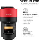 Nespresso Vertuo Pop Coffee Machine by Nespresso - Spicy Red Design, Smart Temperature Control, UAE Version - Image 2