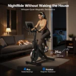 S26 Magnetic Exercise Bike with Dumbbell Rack - Image 2