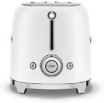 Smeg Retro 50'S Style, 2 Slice Toaster, Self Centering, Multifunction, Matte White, Tsf01Whmuk - Image 2