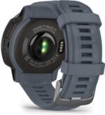 Garmin Instinct Crossover, Hybrid Rugged Smartwatch, Analogue Hands and Digital Display, Ultratough Design Features, Thermal and Shock Resistant, Up to 28 days battery life, Blue Granite - Image 2