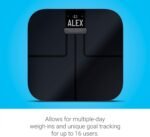 GARMIN Index S2 Smart Scale - Black | Highly Accurate Premium BMI Weighing Scale | Digital Weighing Scale with LED Display for Fitness Tracking - Image 2