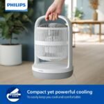Philips Table Fan, Airflow 738m³/h, Sleep Mode, 180° Tilt - Image 4