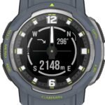 Garmin Instinct Crossover, Hybrid Rugged Smartwatch, Analogue Hands and Digital Display, Ultratough Design Features, Thermal and Shock Resistant, Up to 28 days battery life, Blue Granite