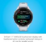 Garmin Forerunner 265S Running Smartwatch for Unisex, 42 mm Size, Whitestone/Neo Tropic - Image 3