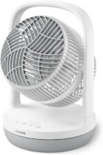 Philips Table Fan, Airflow 738m³/h, Sleep Mode, 180° Tilt