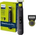 Philips OneBlade Pro QP6530/23 | Wet & Dry Use | Trim, Edge & Shave Any Length of Hair| 12-Length Precision Comb, Dual-Sided Blade | 90min Cordless Use