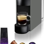 Nespresso Essenza Mini Coffee Machine by Nespresso - Modern Grey Design, Compact Automatic Brewing, UAE Version