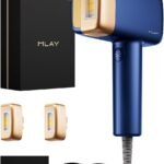 MLAY T14 IPL Home Laser Device with Ice Cooling, 0.5s/Flash, 500,000 Flashes, 5 Energy Levels, Painless Laser Hair Removal Device for Bikini Line Arm Leg...